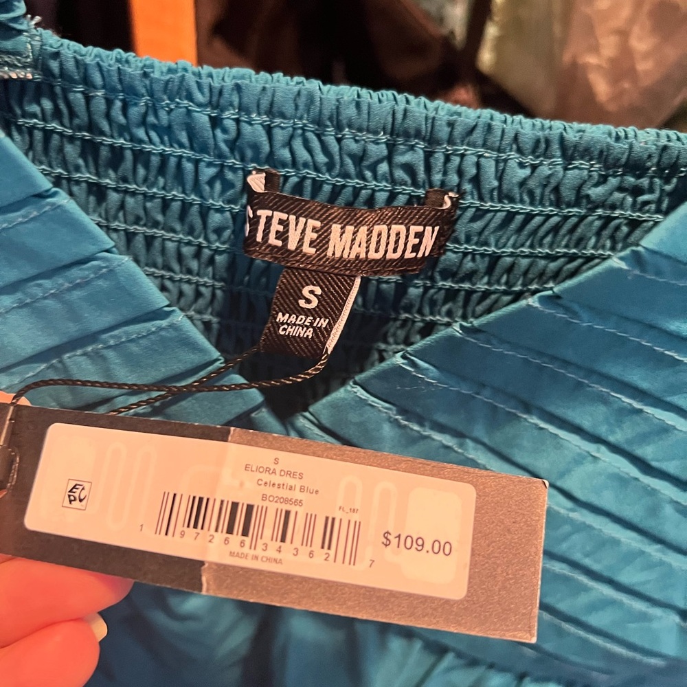 Steve Madden Teal Midi Dress NWT - Picture 4 of 4